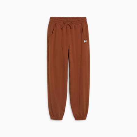 DOWNTOWN Women's Relaxed Sweatpants, Teak, small-SEA