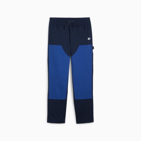 DOWNTOWN Double Knee Pants, Club Navy, small-SEA