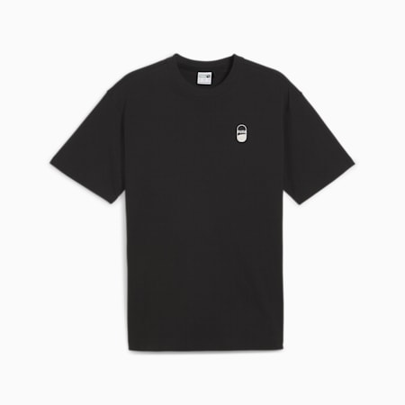DOWNTOWN 180 Logo-T-Shirt, PUMA Black, small