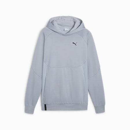 Hoodie PUMATECH Homme, Gray Fog, small