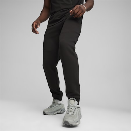 PUMATECH Men's Track Pants, PUMA Black, small-AUS