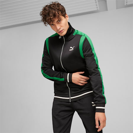 Track jacket T7 da uomo, PUMA Black, small