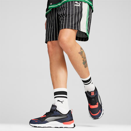 Shorts in mesh T7 da uomo, PUMA Black-AOP, small