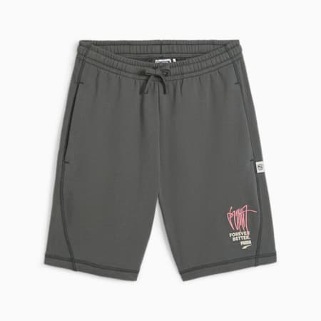 Shorts RE:COLLECTION unisex, Mineral Gray, small-PER