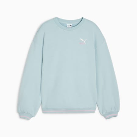 CLASSICS Match Point Sweatshirt - Youth 8-16 years, Turquoise Surf, small-AUS