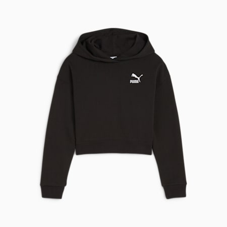 BETTER CLASSICS Hoodie - Girls 8-16 years, PUMA Black, small-AUS