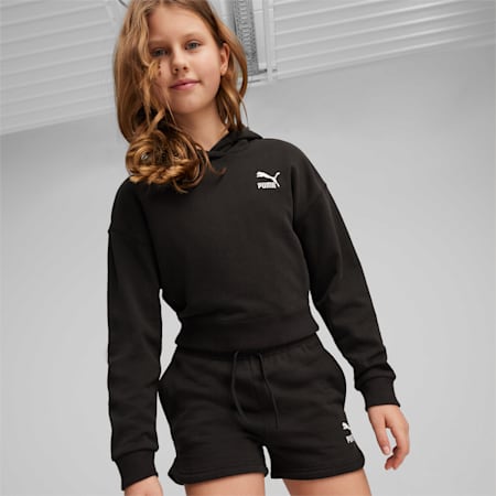 BETTER CLASSICS hoodie voor meisjes, PUMA Black, small