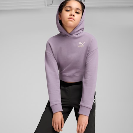 BETTER CLASSICS Hoodie - Girls 8-16 years, Pale Plum, small-AUS