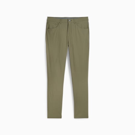 101 5 Pocket Men's Golf Pants, Dark Sage, small-AUS