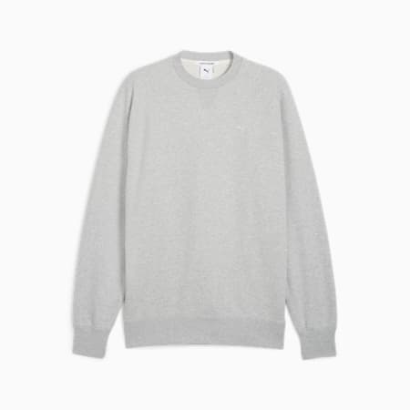 MMQ Men's Sweatshirt, Light Gray Heather, small-NZL