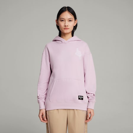 PUMA x SOPHIA CHANG Women's Hoodie, Grape Mist, small-SEA