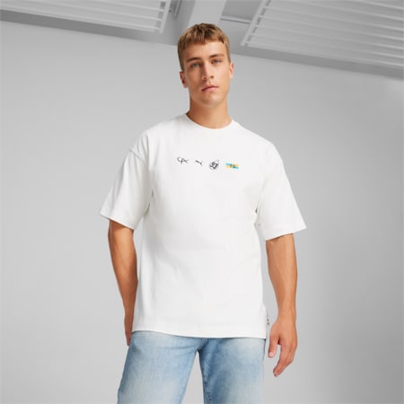 BMW M Motorsport Calder T-Shirt, PUMA White, small