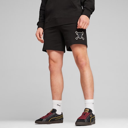 PUMA x ONE PIECE Men's Shorts, PUMA Black, small-PHL