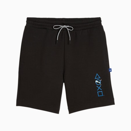 PUMA x PLAYSTATION Men's Shorts, PUMA Black, small-THA