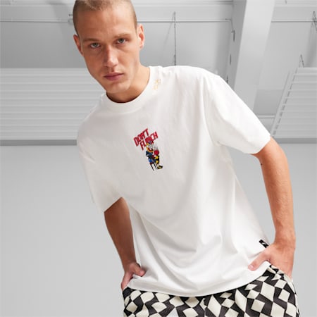 The Joker basketbal-T-shirt, PUMA White, small