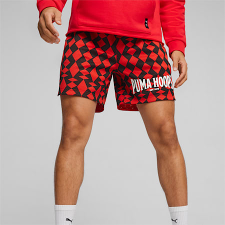 Big Joker Basketball Shorts, For All Time Red-AOP, small