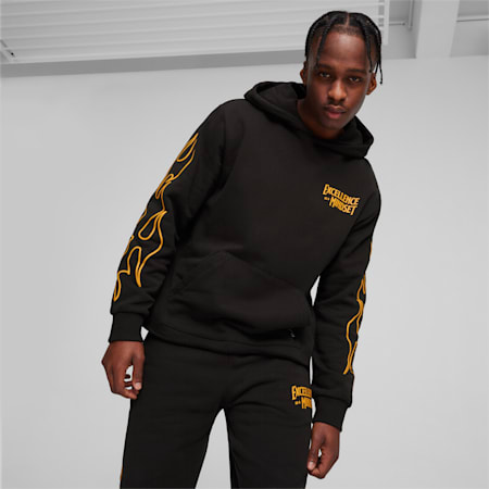 Hoodie Excellence is a Mindset PUMA HOOPS, PUMA Black, small
