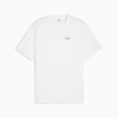 Jaws EMB Core Men's Tee, PUMA White, small-NZL