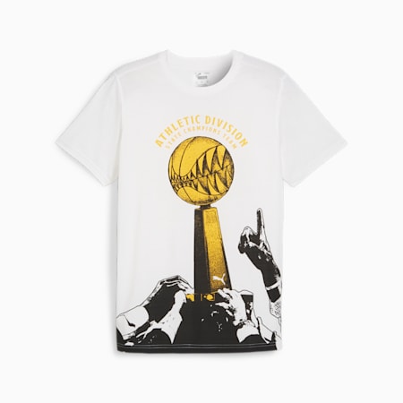 T-shirt da basket Golden Ticket, PUMA White, small
