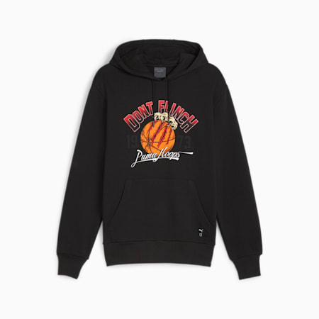 Graphic Booster Men's Basketball Hoodie, PUMA Black, small