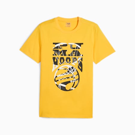 The Hooper Men's Basketball Tee, Yellow Sizzle, small-IDN