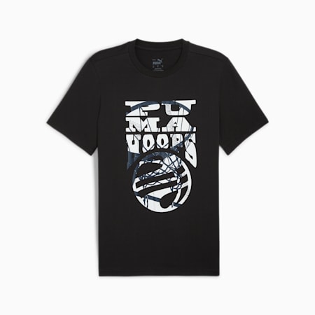 The Hooper Basketball-T-Shirt Herren, PUMA Black, small