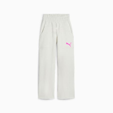 Game Love Heartbreak basketbal sweatpant voor dames, Vapor Gray Heather, small