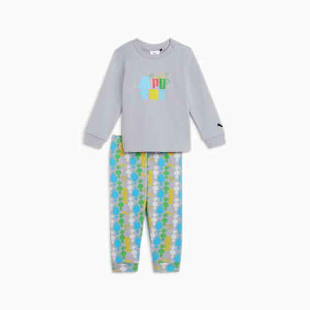 Set jogger PUMA x TROLLS per neonati, Gray Fog, small