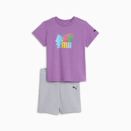 PUMA x TROLLS Minicats set voor peuters, Gray Fog, small