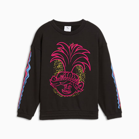 PUMA x TROLLS sweatshirt voor kinderen, PUMA Black, small