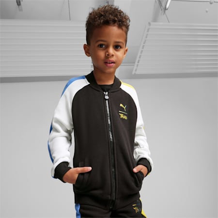 PUMA x TROLLS Kids' T7 Track Jacket, PUMA Black, small