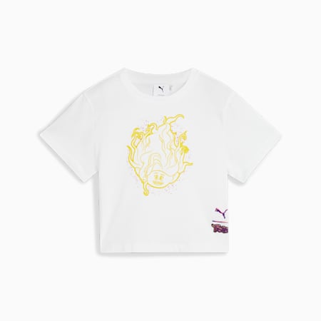 PUMA x TROLLS Kids' Graphic Tee, PUMA White, small-PHL