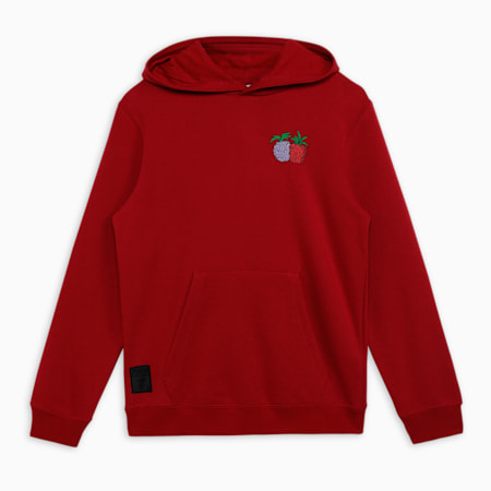 PUMA x ONE PIECE Youth Hoodie, Club Red, small-IND