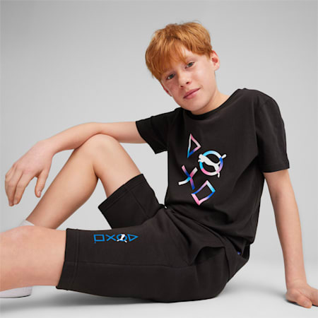 PUMA x PLAYSTATION T-Shirt Teenager, PUMA Black, small