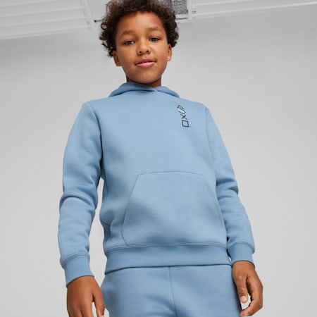 PUMA x PLAYSTATION Youth Hoodie, Zen Blue, small-PHL