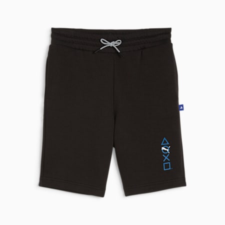 PUMA x PLAYSTATION Youth Shorts, PUMA Black, small-PHL