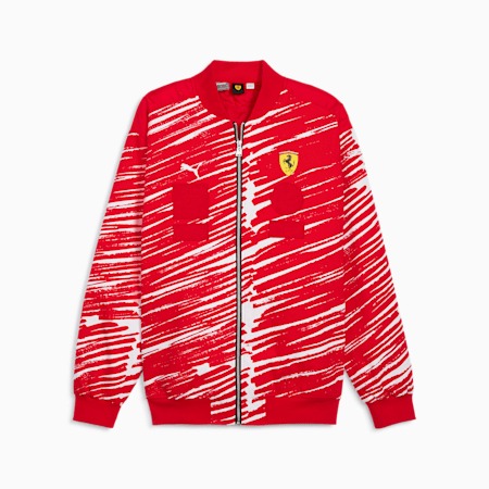 Kurtka wyścigowa Scuderia Ferrari x Joshua Vides, Rosso Corsa, small