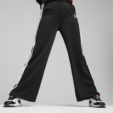 T7 Women's Track Pants, PUMA Black, small-AUS