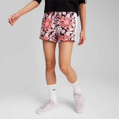 T7 Girls' Shorts, PUMA Black, small