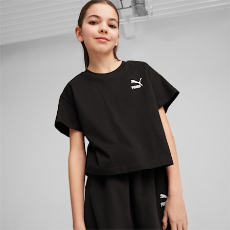 BETTER CLASSICS T-Shirt Mädchen, PUMA Black, small