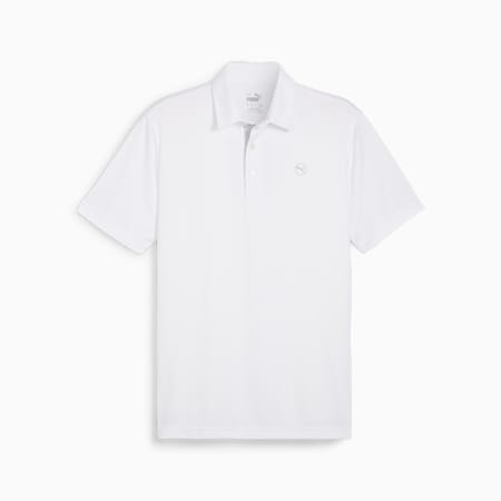 Pure Solid golfpolo voor heren, White Glow, small