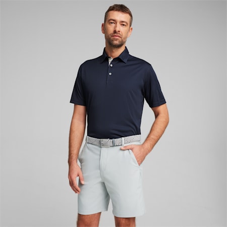 Pure Solid Men's Golf Polo, Deep Navy, small-AUS