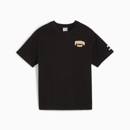 FOR THE FANBASE Youth Graphic Tee, PUMA Black, small