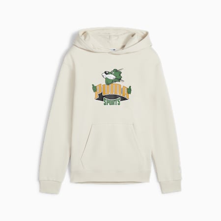 FOR THE FANBASE Hoodie - Youth 8-16 years, Alpine Snow, small-AUS