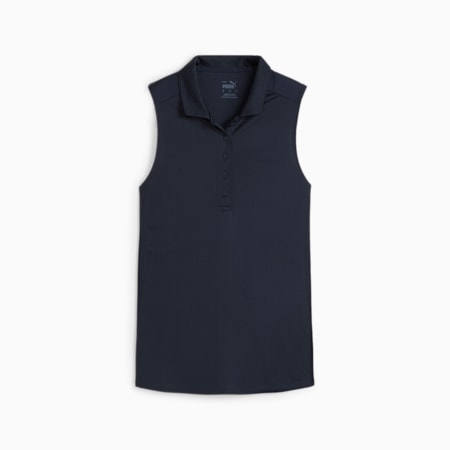 W Pure mouwloze golfpolo voor dames, Deep Navy, small