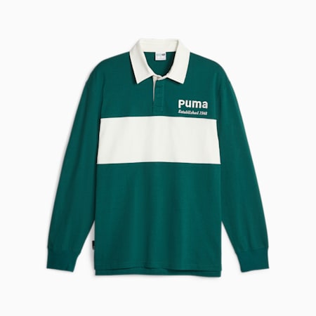 PUMA Team Men's Rugby Shirt, Malachite, small
