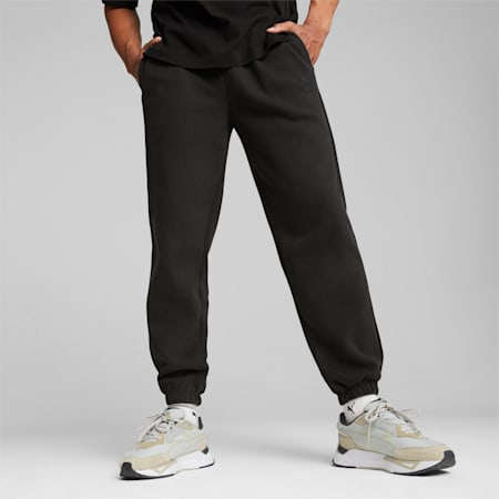 Black puma sweatpants sale