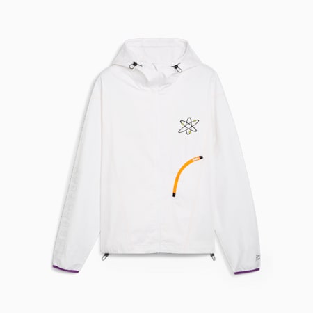 PUMA x DEXTER'S LABORATORY Men's Basketball Dime Jacket, PUMA White, small-AUS