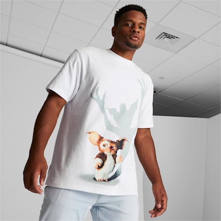 PUMA HOOPS x GREMLINS T-Shirt, PUMA White, small