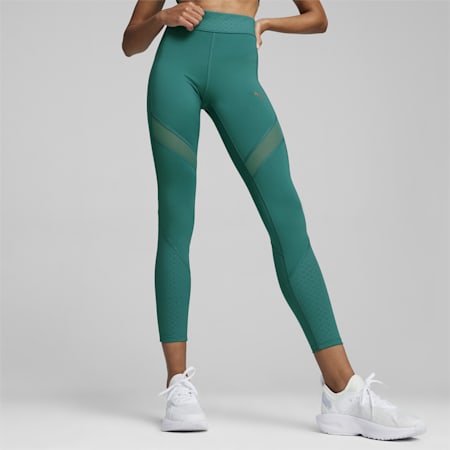 Pantaloni aderenti da training PUMA x PAMELA REIF da donna, Magic Green, small